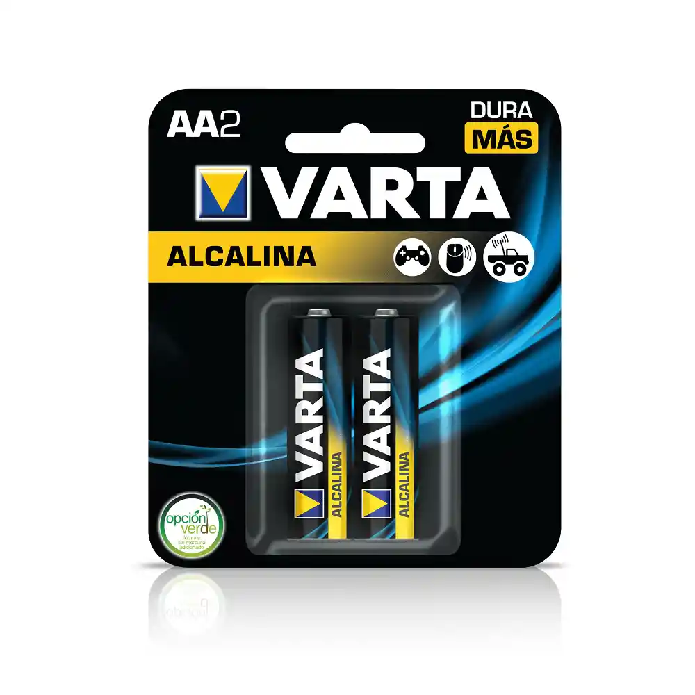 Pila Varta Alkalina Aa X 2