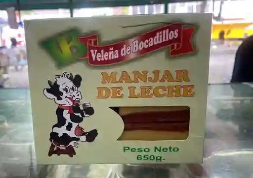 Veleña De Bocadillos Manjar De Leche 650g