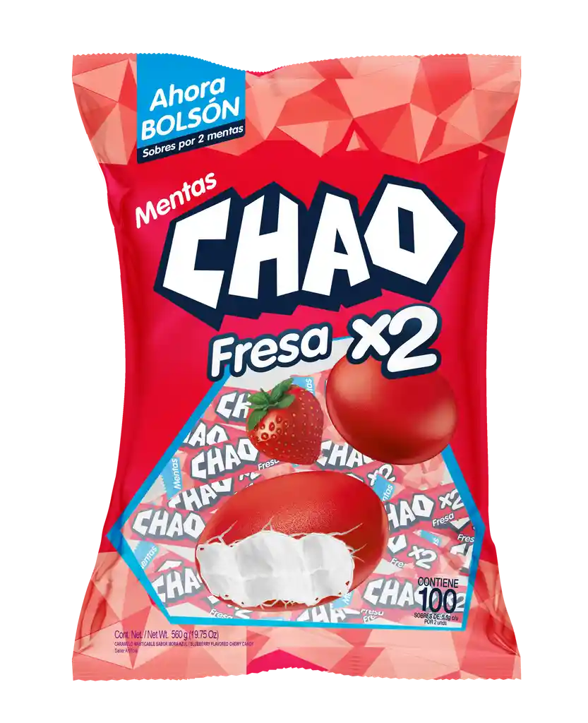 Mentas Chao X2 Fresa X100u