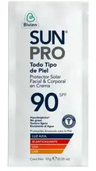 Sun Pro Protector Facial Y Corporal X10g