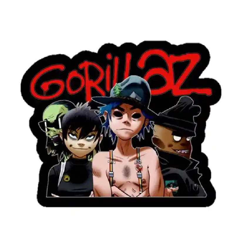 Parches Para Ropa Apliques Termoadhesivos Banda Gorillaz Pega Con Plancha