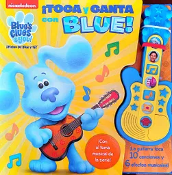 Libro 2 En 1 Toca Y Canta Con Blue Guitarra Interactiva