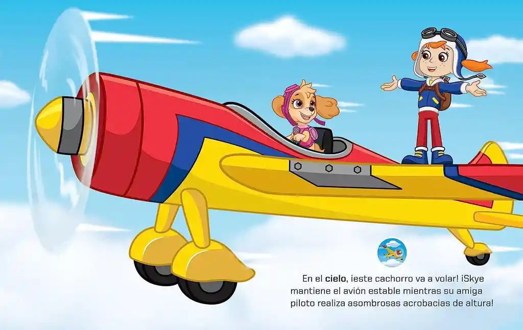 Libro Interactivo Paw Patrol Tierra Mar Y Aire Niños Niñas