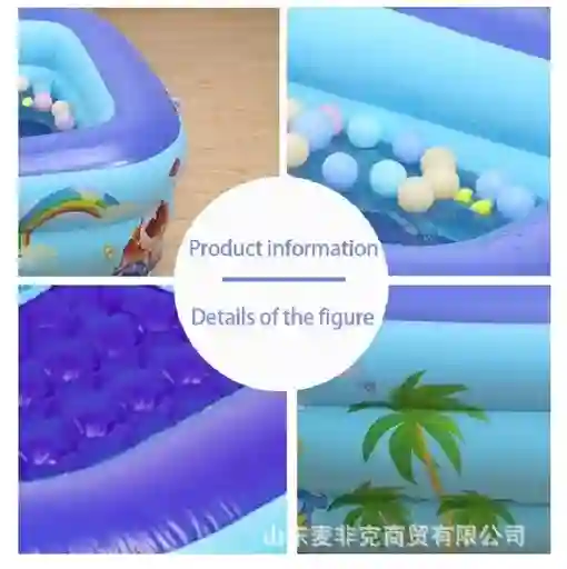 Piscina Inflable De Cangrejo De 260 Cm