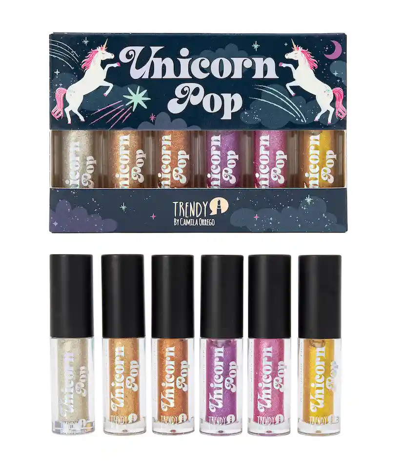 Kit Delineador Glitter X 6 Und Unicorn Pop Ref Up10