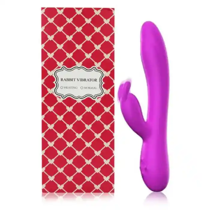 Vibrador Doble Estimulo Clitoris Y Punto G Termico 16 Modos De Vibracion