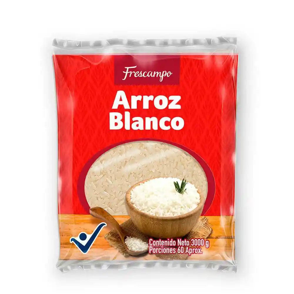 Arroz Blanco Frescampo X 3000 G