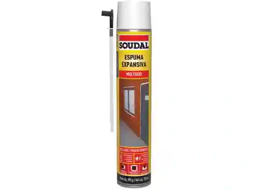 Espuma De Eexpansiva Multiuso Poliuretana 750ml Soudal