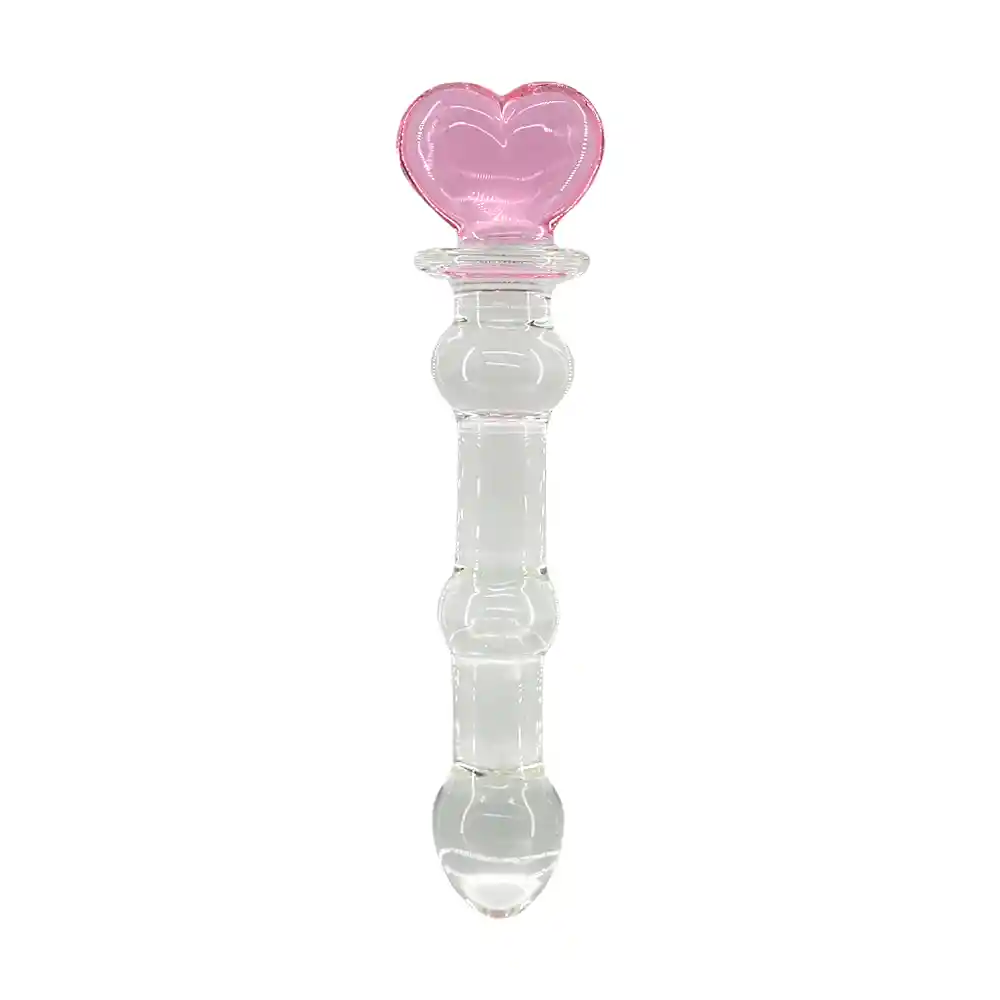 Dildo De Vidrio Rohan Corazon Talla S