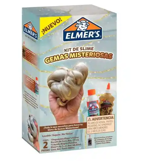 Kit De Slime Gemas Misteriosas Marca Elmers Original 245ml