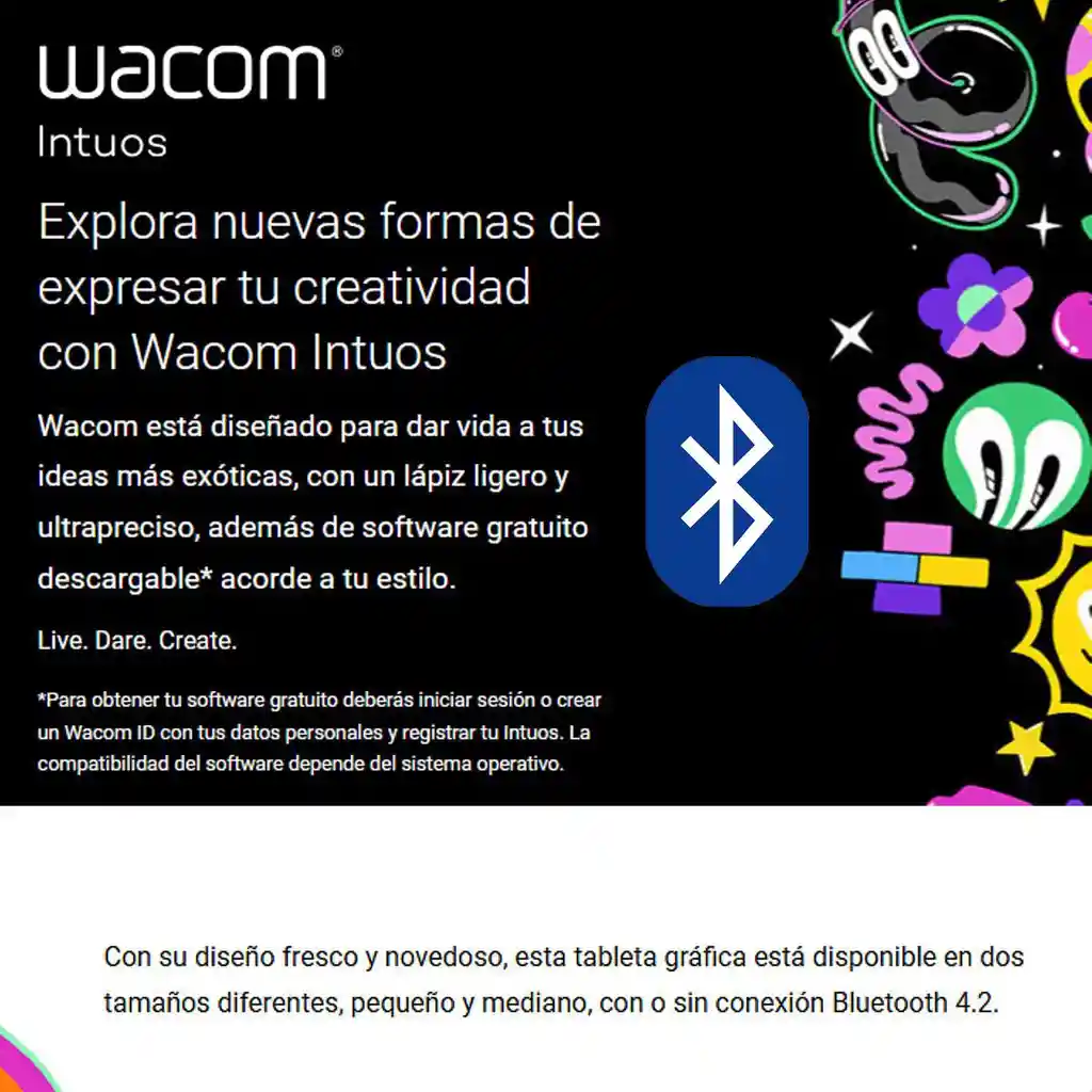 Tabla Digitalizadora Wacom Intuos S Ctl-4100wl Con Bluetooth