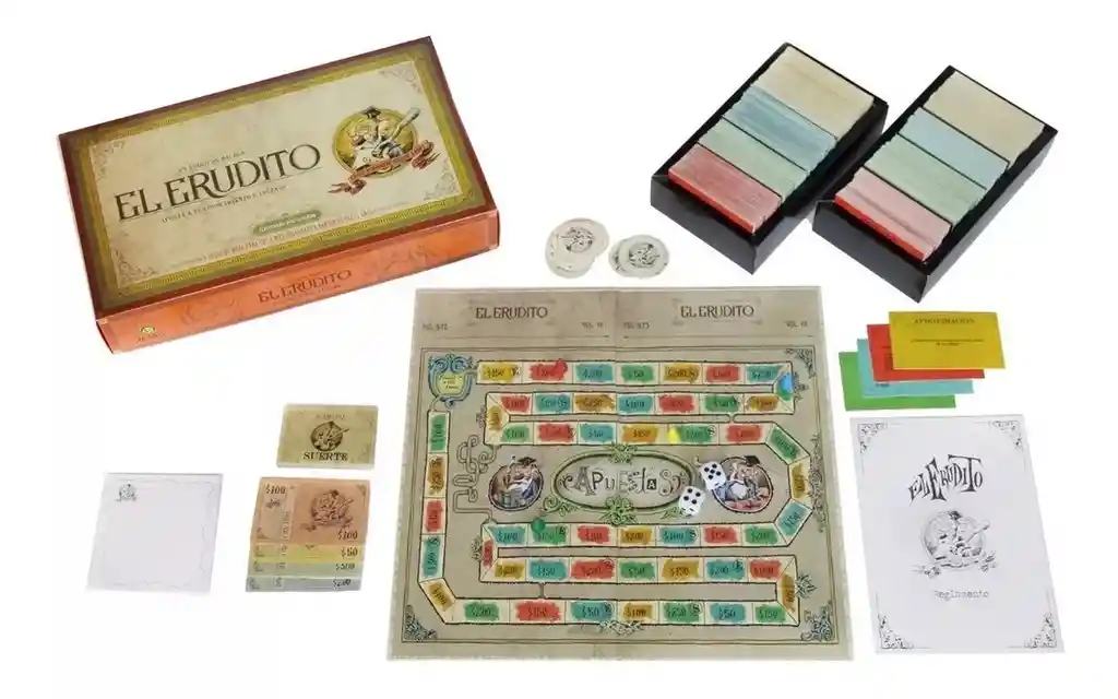 Juego De Mesa El Erudito Edición Cultura Colombiana Adultos