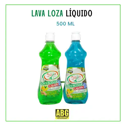 ¡ Super Combo ! Lavaloza Liquido Limón 500ml + Esponja Super Brillo