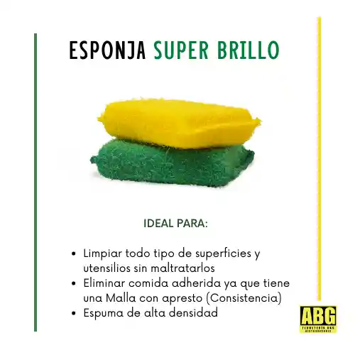 ¡ Super Combo ! Lavaloza Liquido Limón 500ml + Esponja Super Brillo