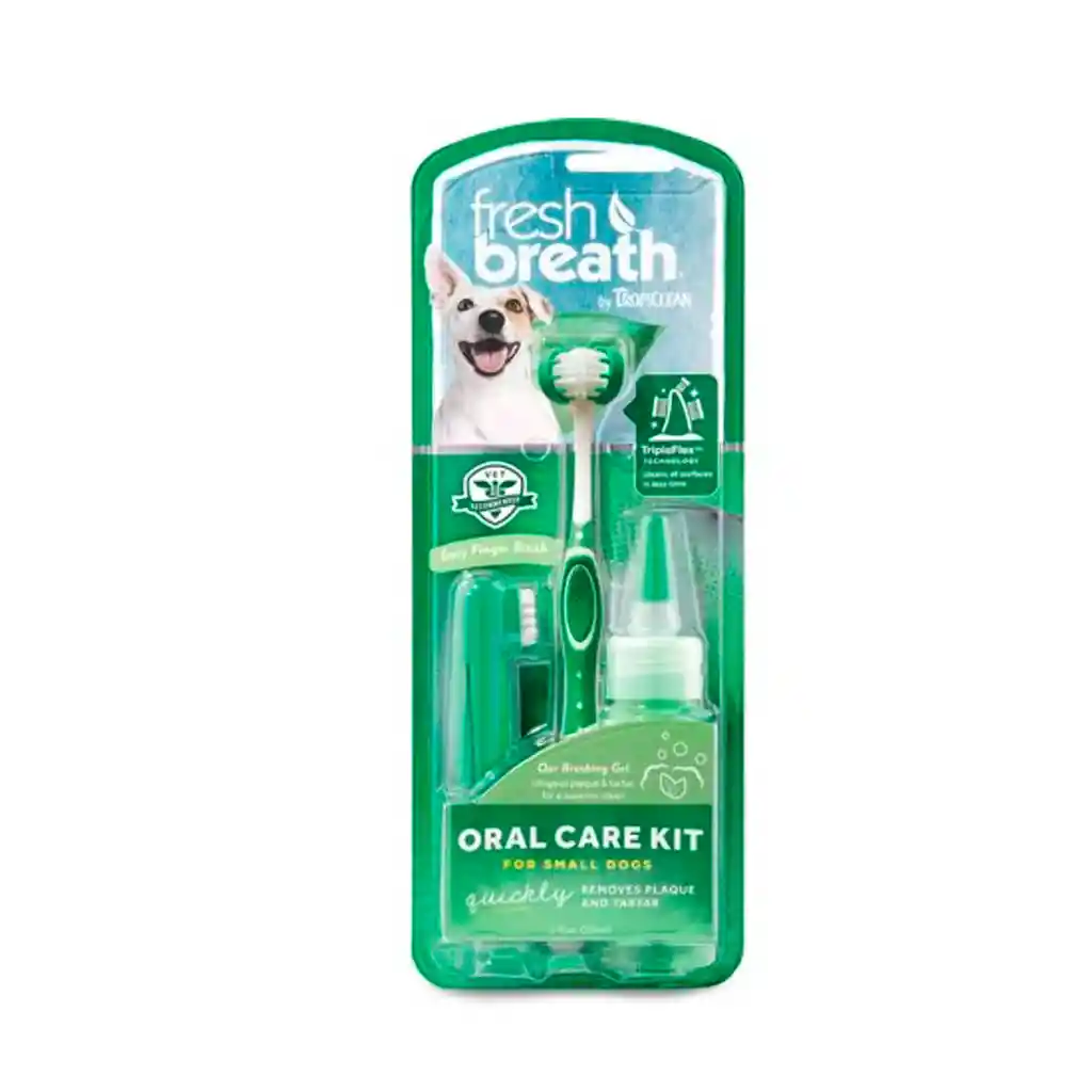 Kit Cuiado Oral Para Perro Grande Fresh Breath