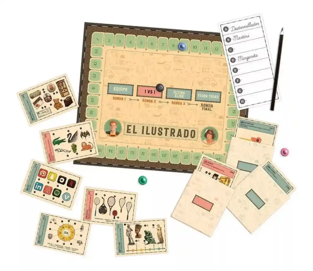 Juego De Mesa El Ilustrado Cultura General Para Adultos