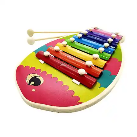 Xilófono Infantil Juguete Musical Didáctico Diseño Pez 8 Teclas