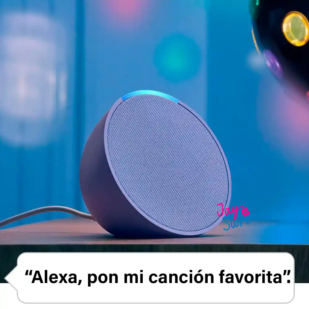 Combo Asistente Virtual Alexa Echo Pop + Bombillo Inteligente Led
