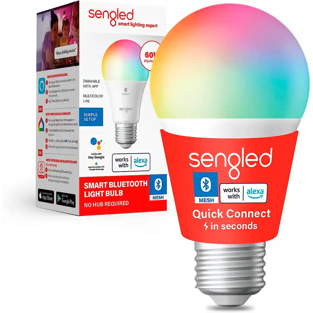 Combo Asistente Virtual Alexa Echo Pop + Bombillo Inteligente Led