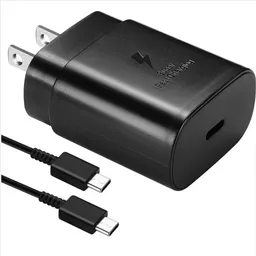 Cargador Samsung 25w Tipo C A C Tipo Original Carga Rápida