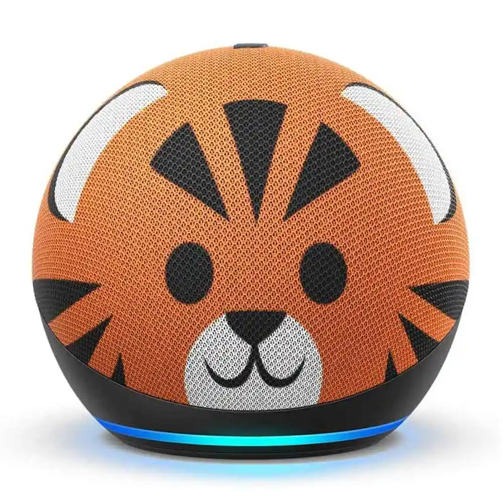 Amazon Echo Dot 4ta Inteligente Niños Tigre