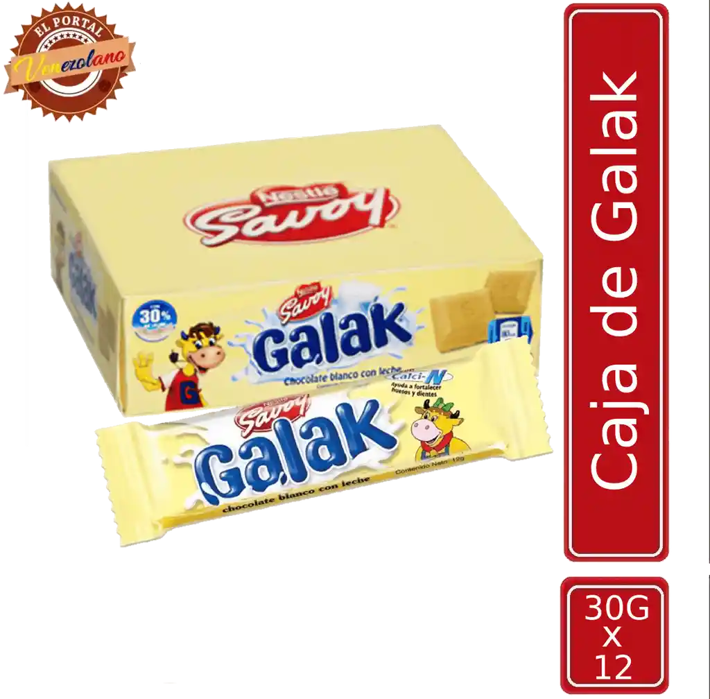 Chocolate Galak X Caja