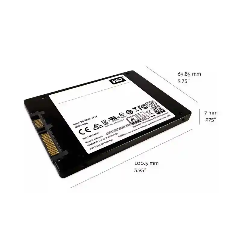 Disco Estado Solido 480gb Ssd Western Digital Negro