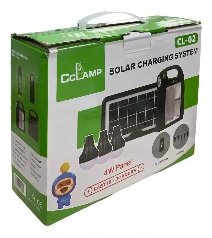 Lampara Led Solar Recargable Cl-02