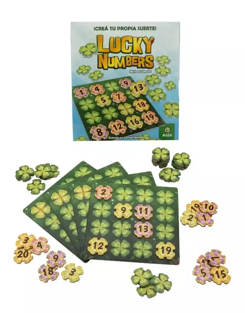 Juego De Mesa Lucky Numbers 2021 Estrategia Niños Y Adultos