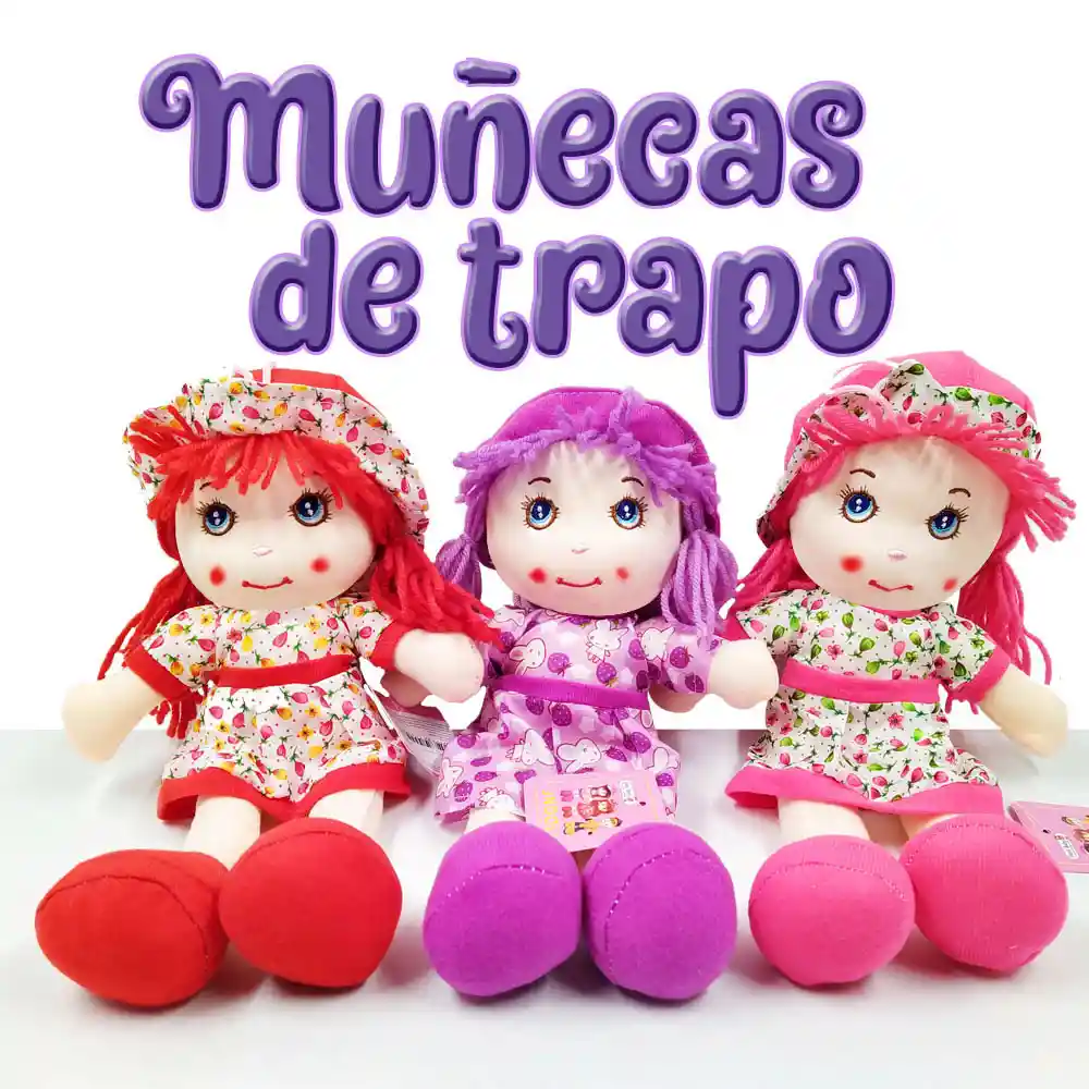 Juguetes Munecas De Traponinas Peluche Infantil Jugueteria