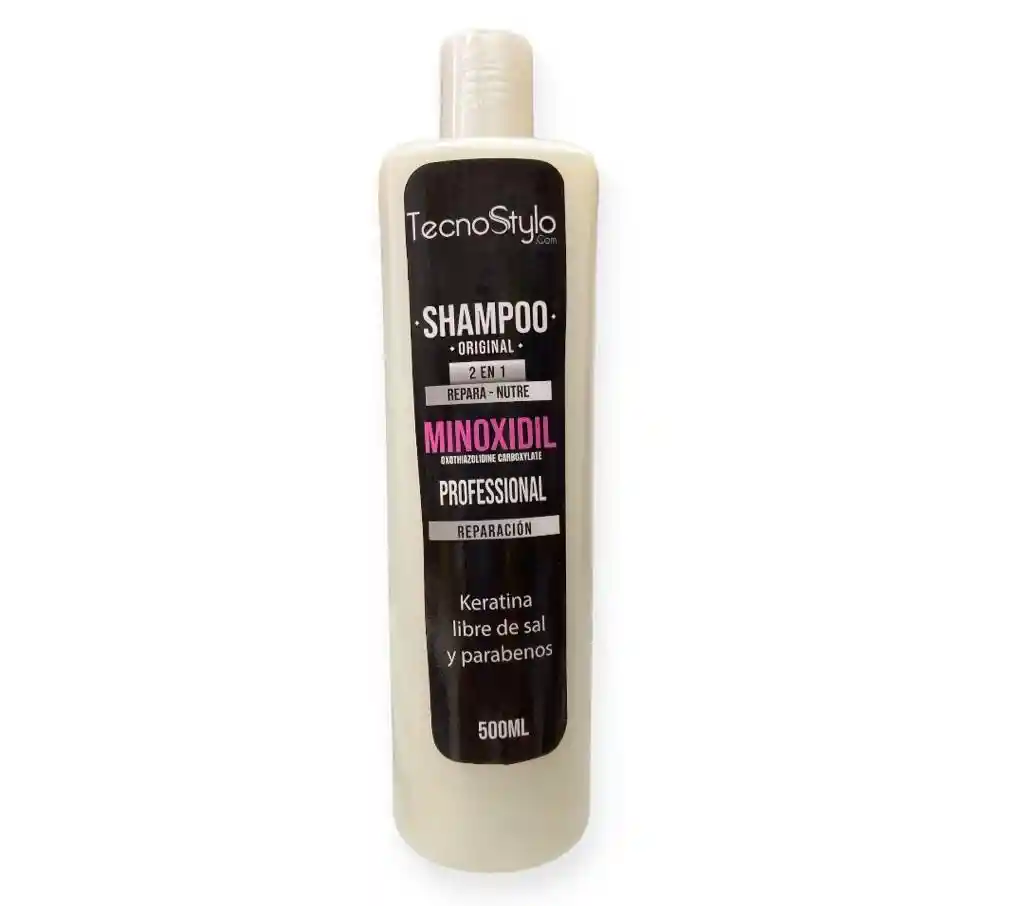 Shampoo 2 En 1 Minoxidil Tecnostylo X 500ml