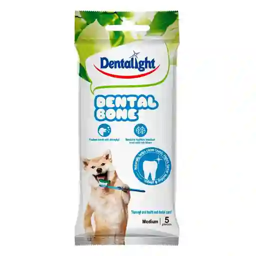 Cuidado Oral Para Perros Dentalight Bone 3" 5 Pcs 90gr Dentas Snack Para Perros Cuidado Oral