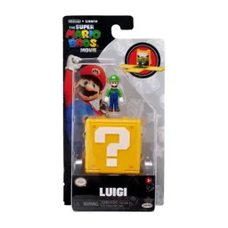 Mini Figura Luigi Juguetes Nintendo Super Mario Pelicula