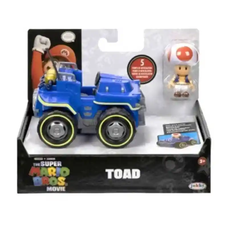 Figura Y (kart O Moto) Toad Juguetes Nintendo Supermario Pelicula