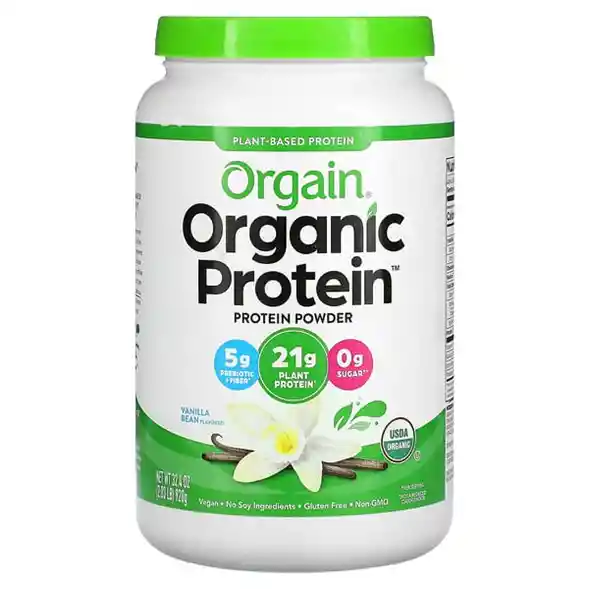 Proteína Orgánica Orgain Con Prebióticos Polvo 2.03 Libras