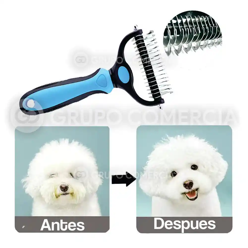 Cepillo Quita Pelo Nudo Limpieza Para Mascota Pet Brush