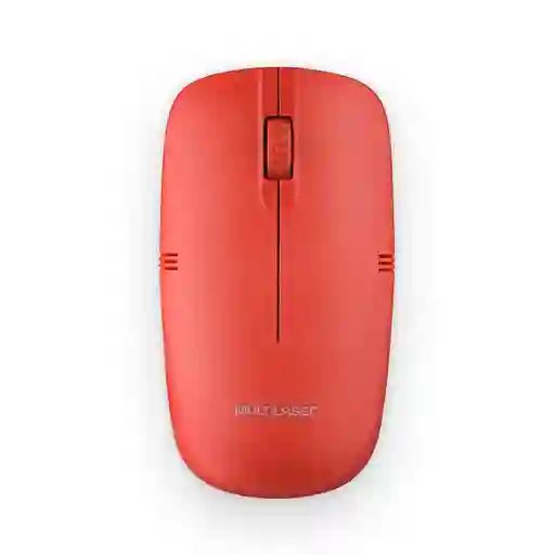 Mouse Inalambrico Mo289 1200dpi 3 Botones Rojo - Multi