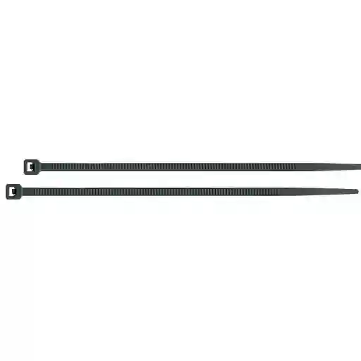 Bolsa Con 100 Cinchos Amarres Plásticos 18 Lb, 100x2.5 Mm, Negros