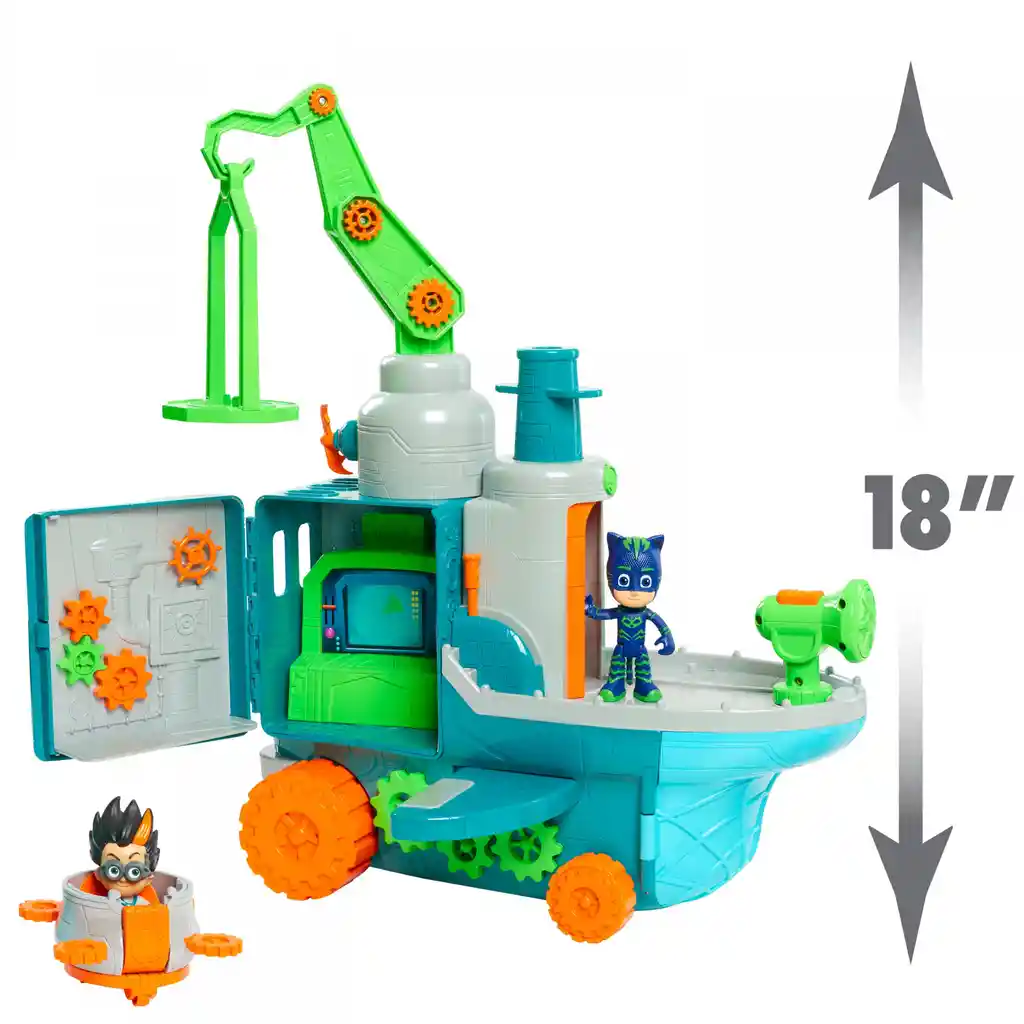  Set PJ Masks Fabrica De Romeo Figura De Accion Original 