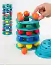 Juego De Equilibrio Y Apilamiento De Bolas De Arcoíris Para Niños