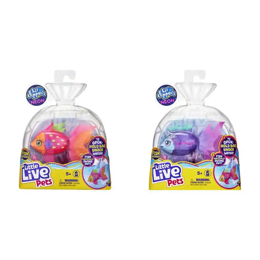 Mascota Interactiva Pez Neon Little Live Pets Original