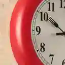 Reloj Sartén De Cocina Rojo Domestico Decorativo Restaurante