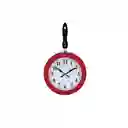 Reloj Sartén De Cocina Rojo Domestico Decorativo Restaurante