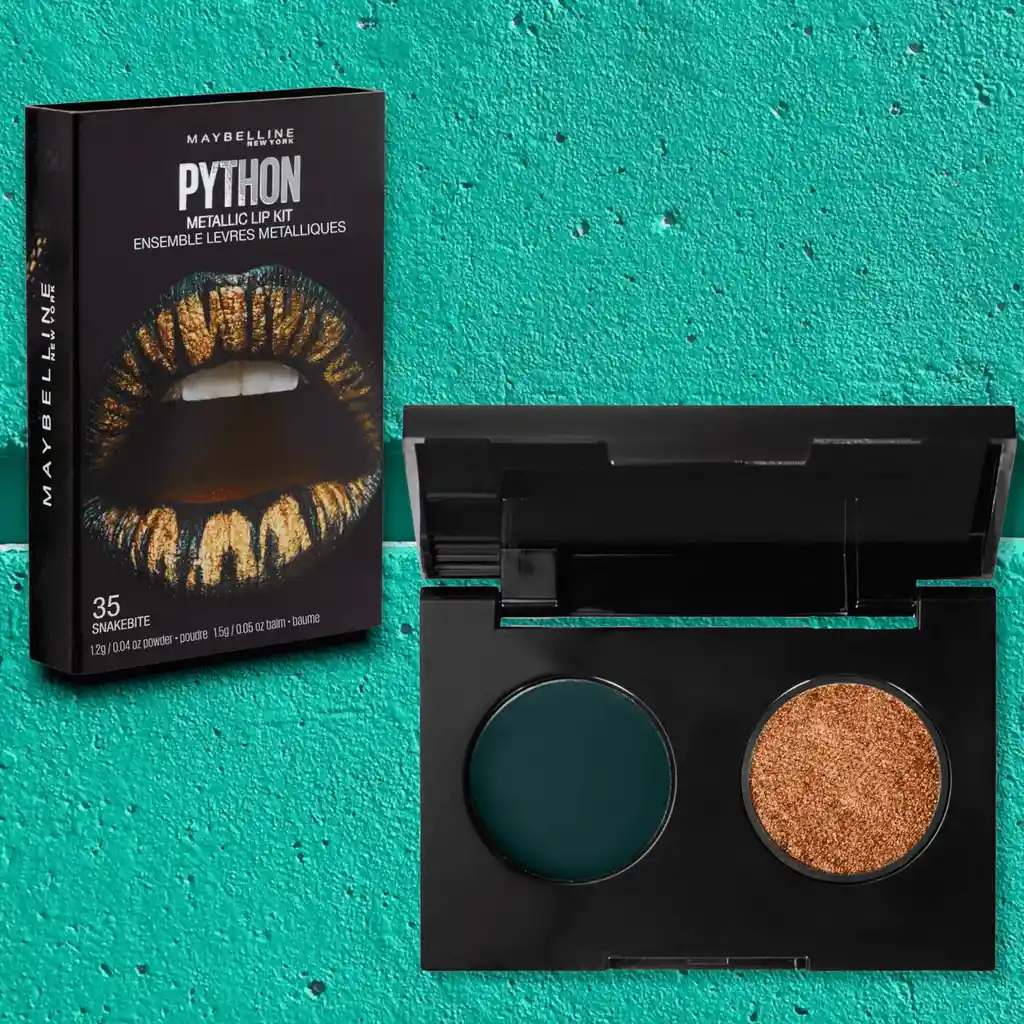 Labial Combinado Python Metallic Lip Kit Maybelline