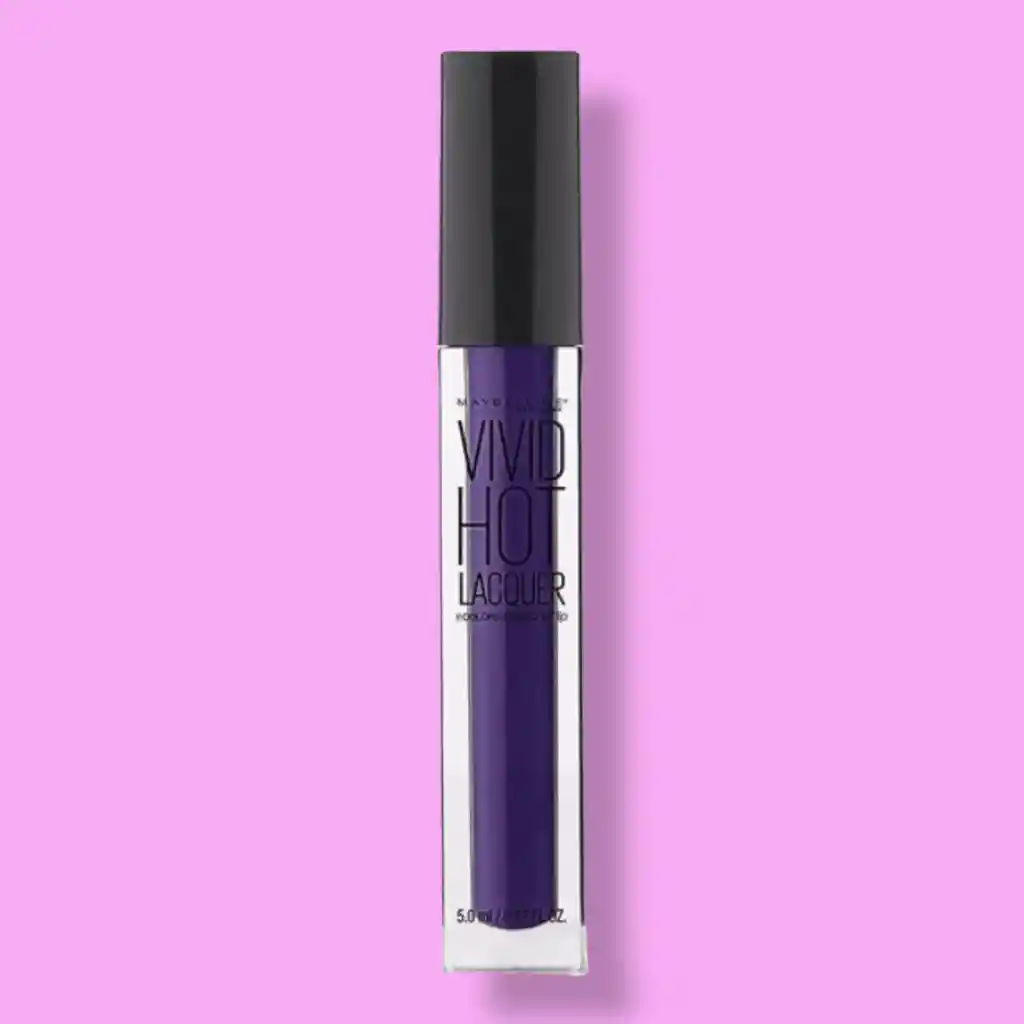 Labial Cremoso Vivid Hot Laquer Maybelline 78 Royal