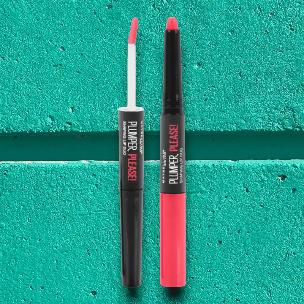 Labial Cremoso Con Delineador Incorporado Plumper Please Maybelline 220 Power Stare