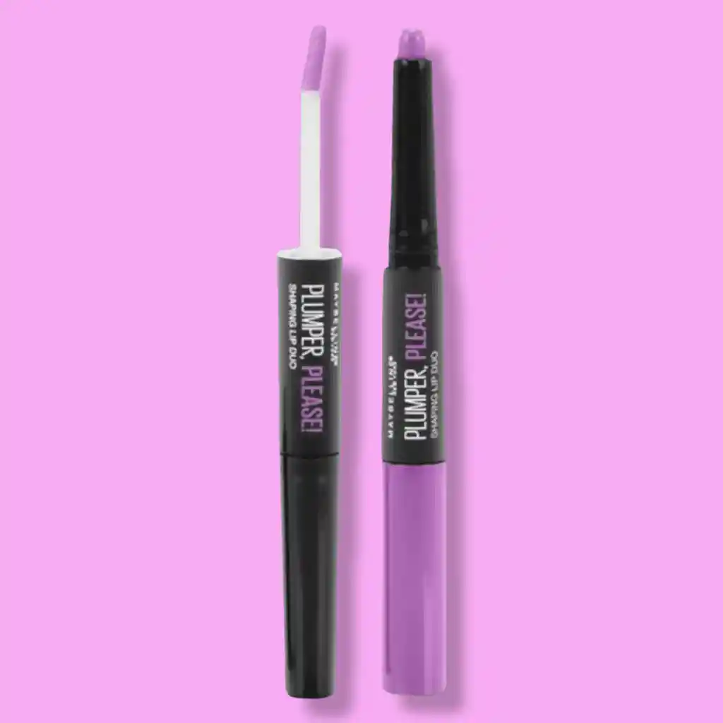 Labial Cremoso Con Delineador Incorporado Plumper Please Maybelline 245 Runway Ready