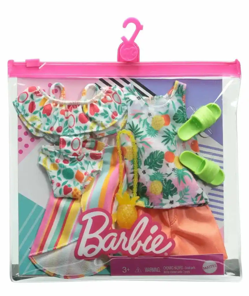 Set De Ropa Para Barbie Y Ken Original Mattel