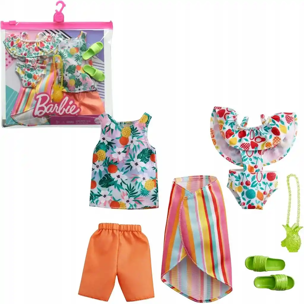 Set De Ropa Para Barbie Y Ken Original Mattel