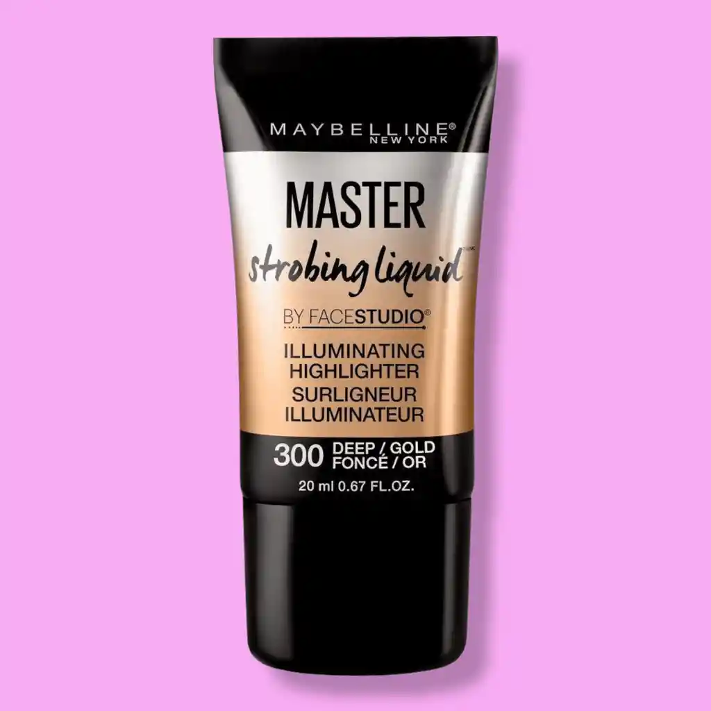 Iluminador Master Strobing Liquid Maybelline 300 Deep Gold